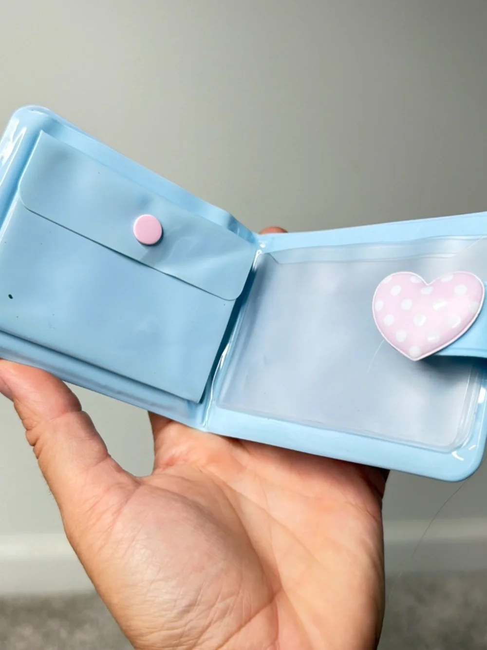 Vintage 2005 Hello Kitty Blue Graphic Wallet
